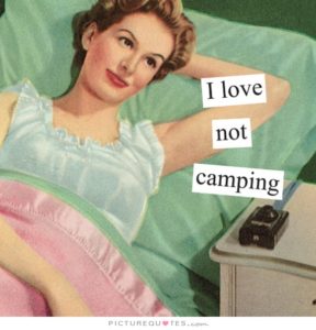 not camping