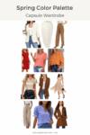 capsule wardrobe spring color palette