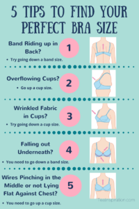 5 Tips to Find Your Perfect Bra Size #brafitting #brasizing #bras #brafittingtips