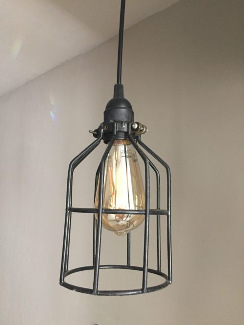 industrial wire light cages dipped in rubber