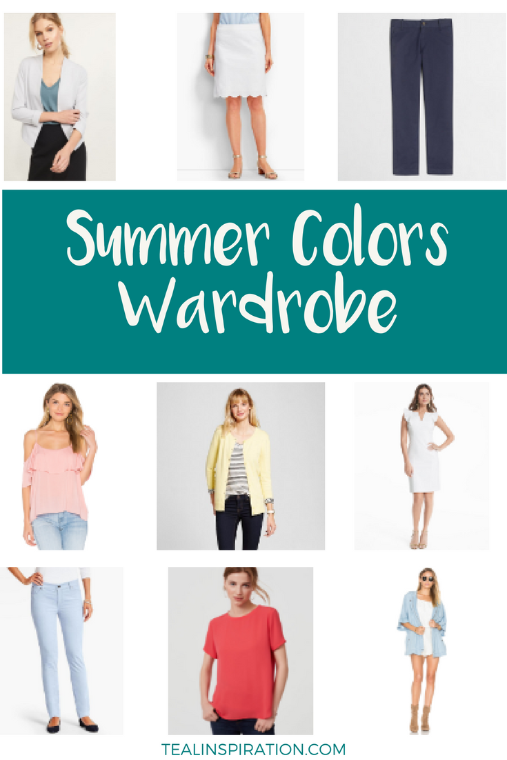 Summer Colors Wardrobe