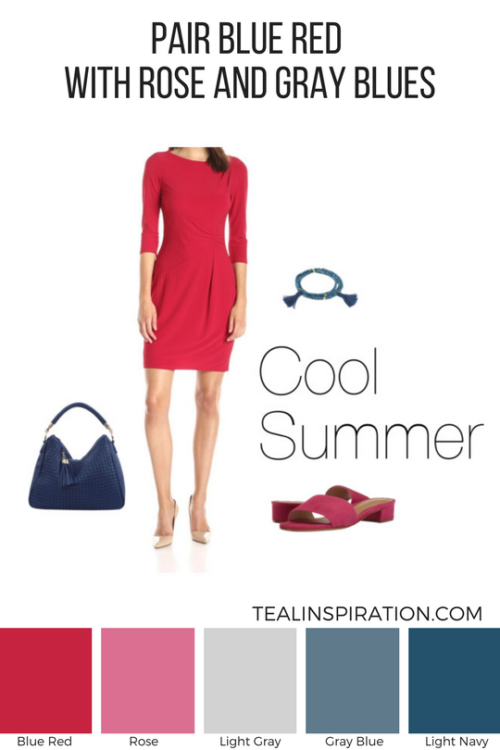 How to Wear Red if You're a Cool Summer. 