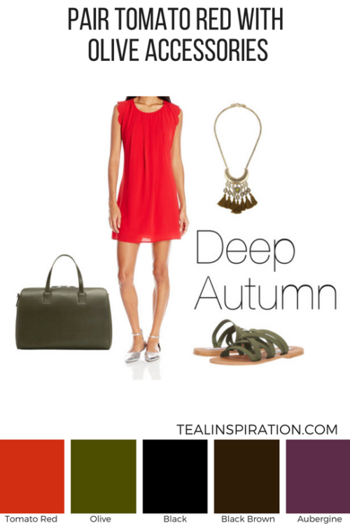How to Wear Red if You're a Deep Autumn