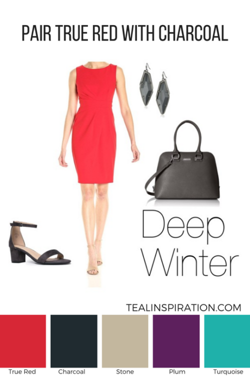 How to Wear Red if You're a Deep Winter