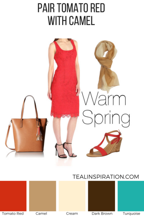 How to Wear Red if You're a Warm Spring