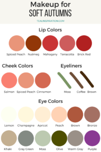 Soft Autumn Makeup Colors