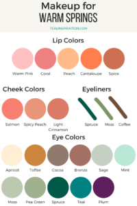 Warm Spring Makeup Colors