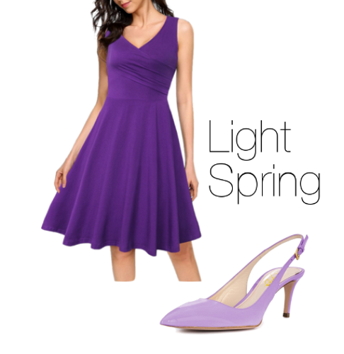 Light Spring How to Wear Purple
