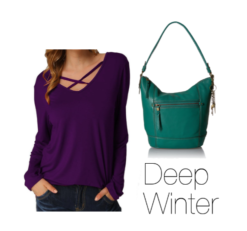 Deep Winter How to Wear Purple