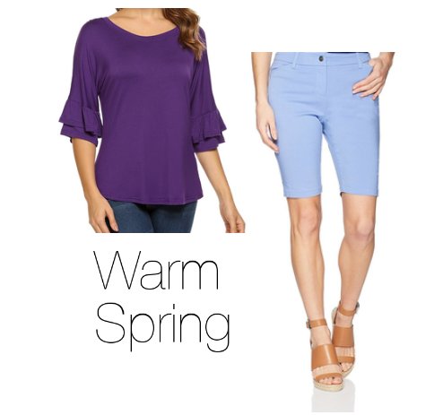 How to Wear Purple Warm Spring