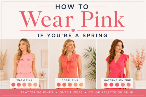 How to wear pink if you're a Spring seasonal color palette