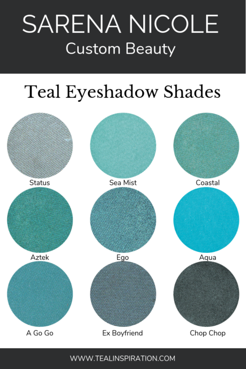 Teal Eyeshadows