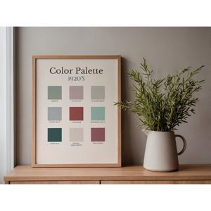 Decades Color Palette Art Prints | Vintage Color Palette Wall Decor (1920s-2010s) - Image 2