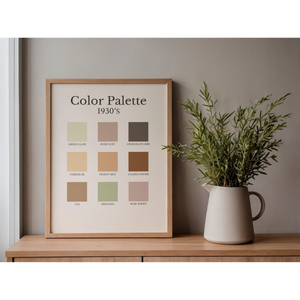 Decades Color Palette Art Prints | Vintage Color Palette Wall Decor (1920s-2010s) - Image 3