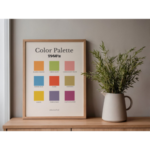 Decades Color Palette Art Prints | Vintage Color Palette Wall Decor (1920s-2010s) - Image 6