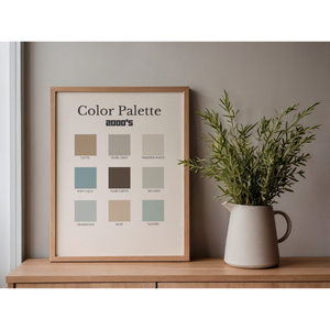 Decades Color Palette Art Prints | Vintage Color Palette Wall Decor (1920s-2010s) - Image 10