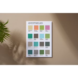 Disneyland Land Color Palette Prints | Theme Park Inspired Wall Art Collection - Image 2