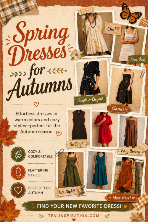 spring dresses for autumn palette