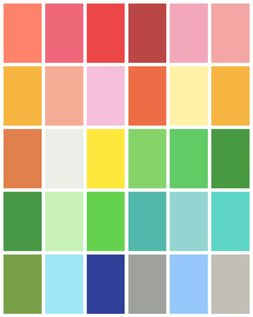 Spring Color Palette – Teal Inspiration