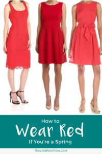 How to Wear Red if You're a Spring