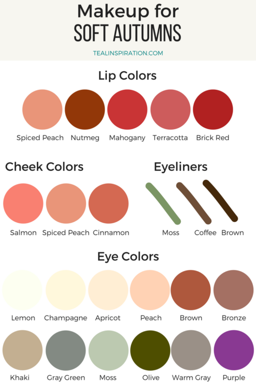 Makeup Colors For Autumns Teal