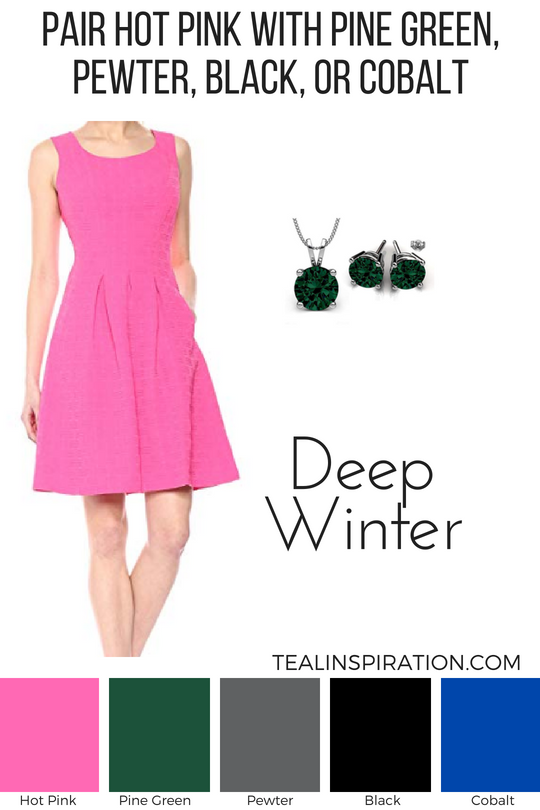 How to Wear Pink If You’re a Winter – Teal Inspiration