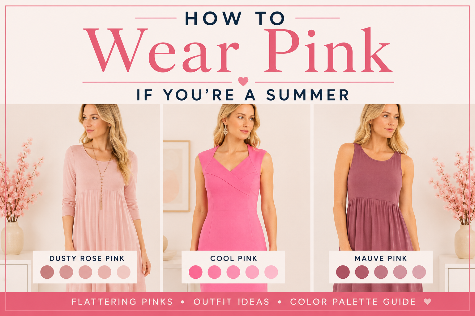 Summer Pinks: How to Wear Pink for Your Color Season Teal Inspiration Summer Pinks: How to Wear Pink for Your Color Season Teal Inspiration