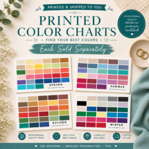 Seasonal Color Analysis Color Palette Cards