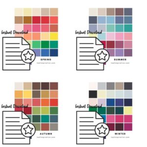Digital Seasonal Palette Guides