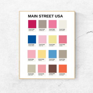 Disneyland Main Street USA Color Print - Image 2