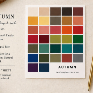 Classic Autumn Color Palette Guide