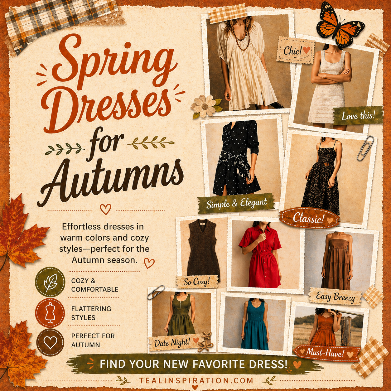 spring dresses for autumns