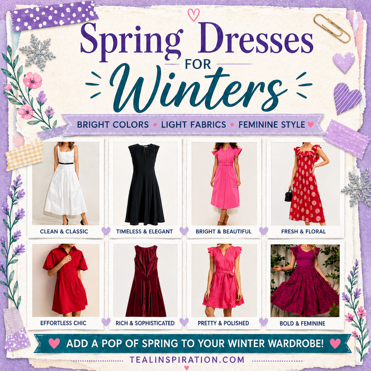 spring dresses for winters