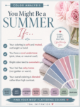 You might be a Summer If seasonal color analysis