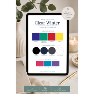 Winter color palette guide
