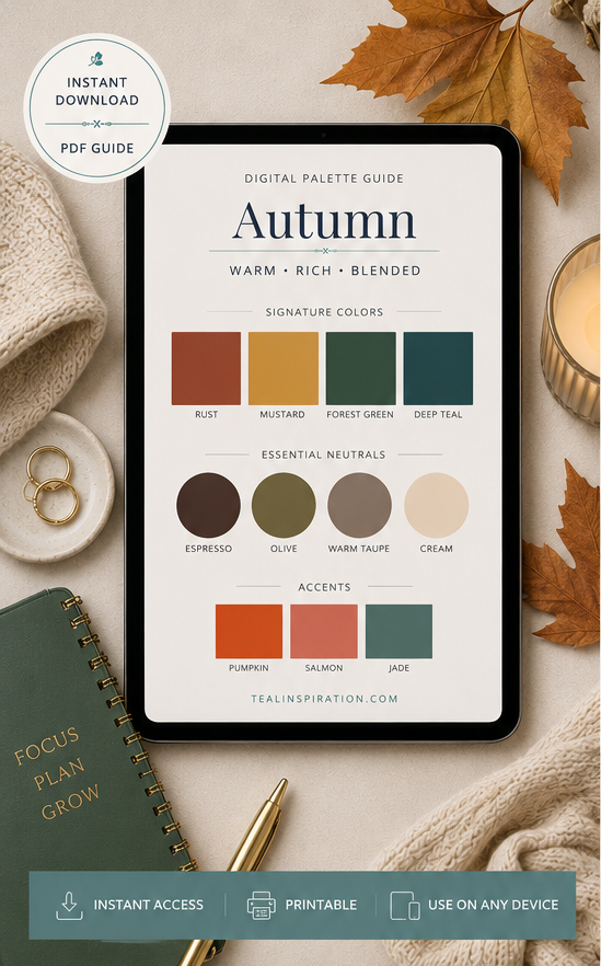 autumn digital palette guide
