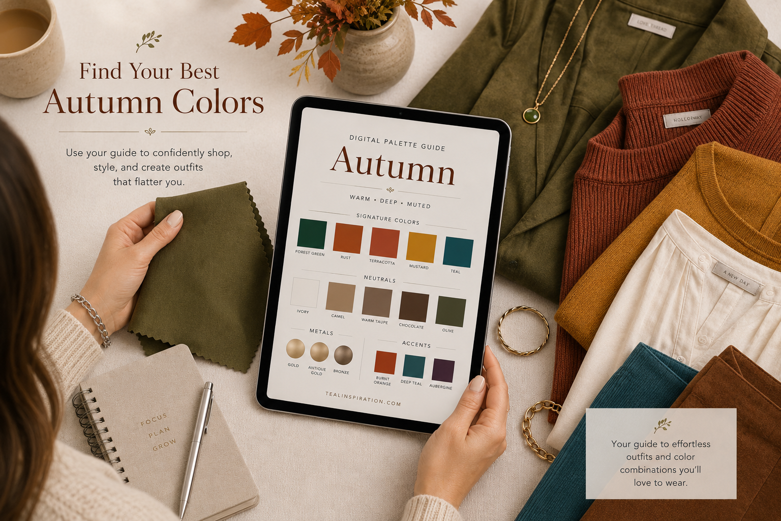 autumn digital palette guide
