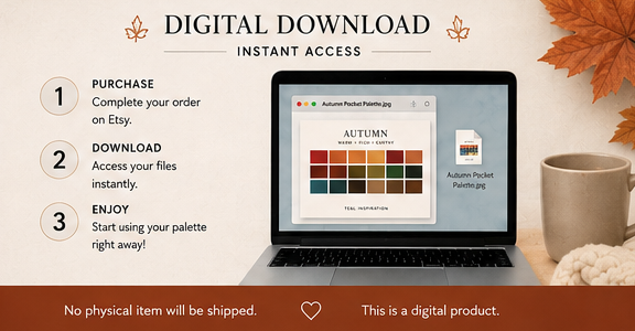 autumn palette pocket bundle shopping color reference