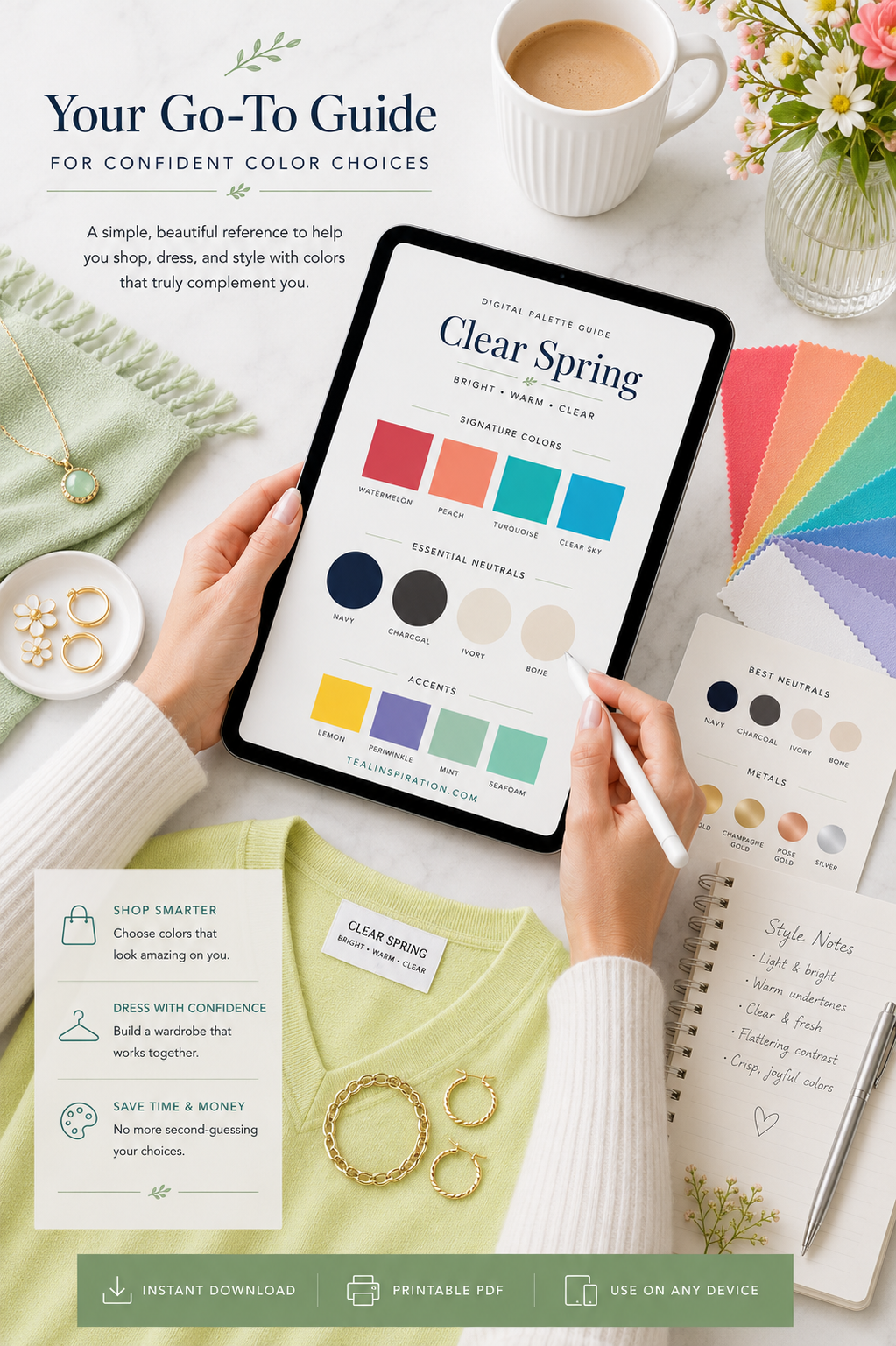 Clear Spring color palette