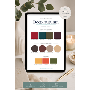 deep autumn palette