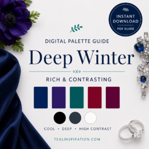 deep winter digital color palette