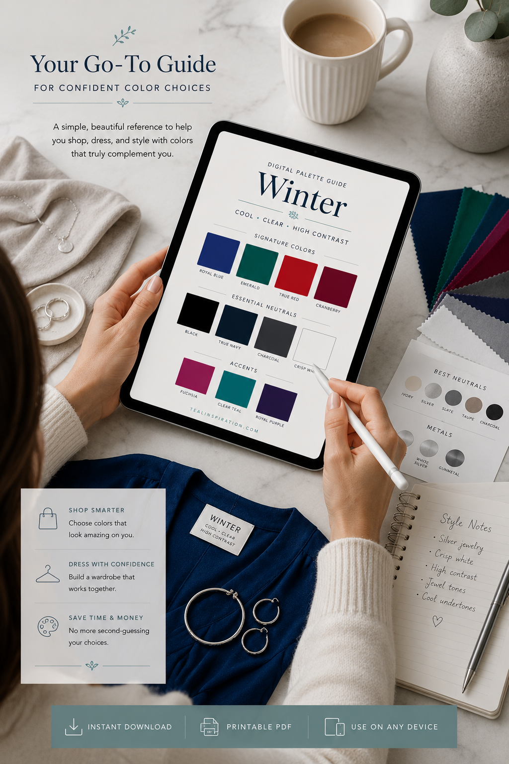 Winter Digital Palette Guide