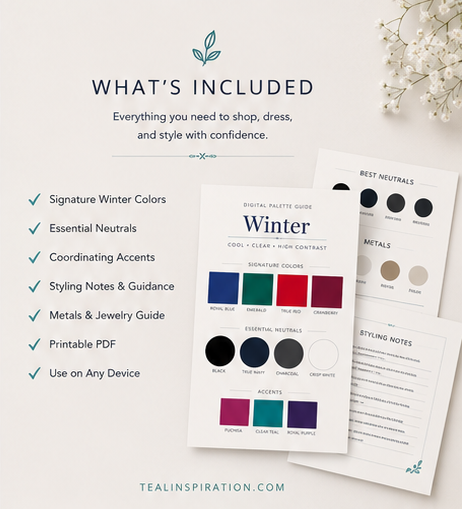 Winter Digital Palette Guide