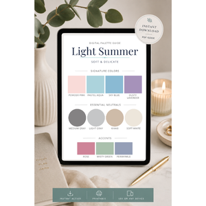 light summer palette