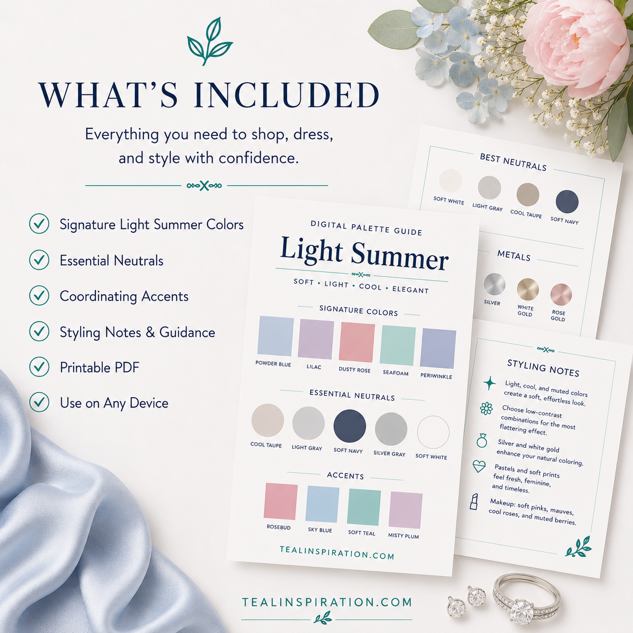 light summer palette