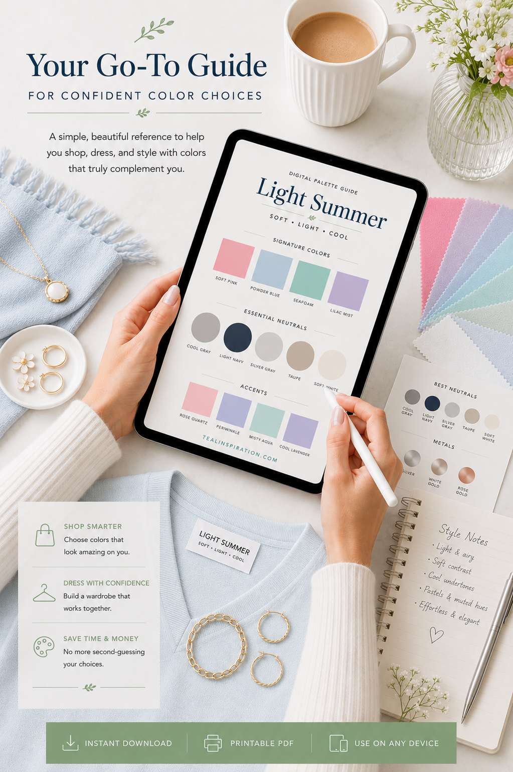 light summer palette