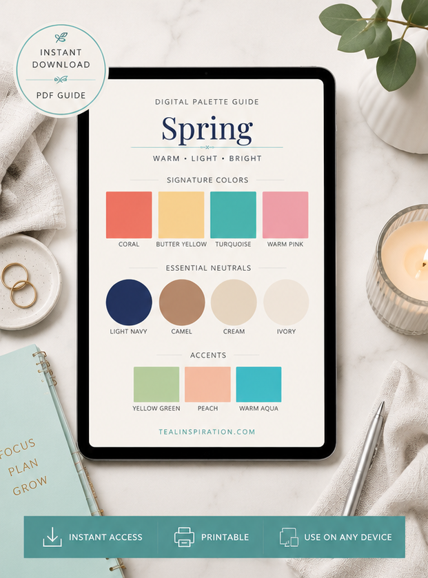 spring digital palette guide