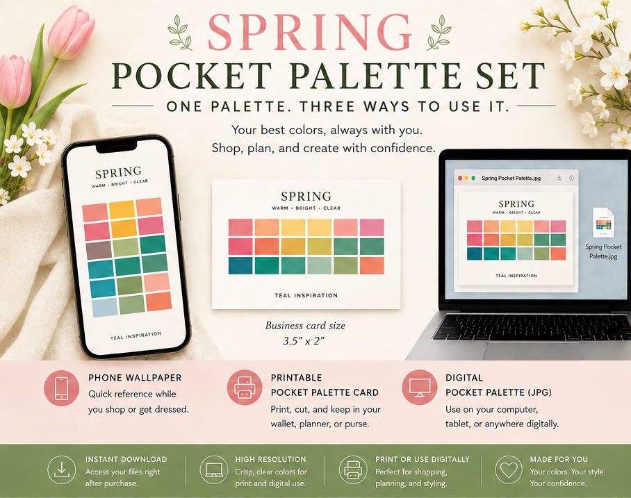 spring palette pocket bundle shopping color reference
