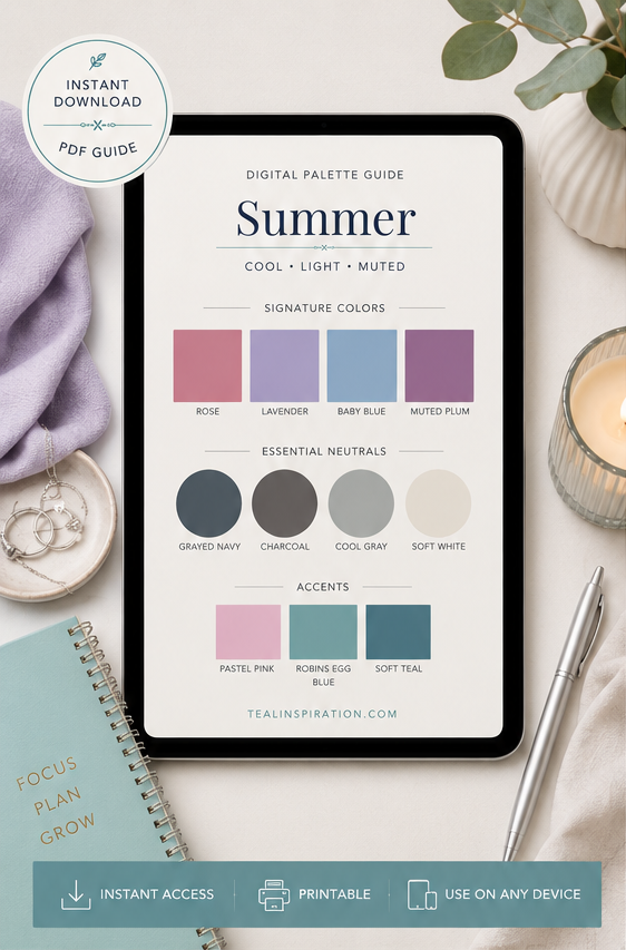 summer digital palette guide