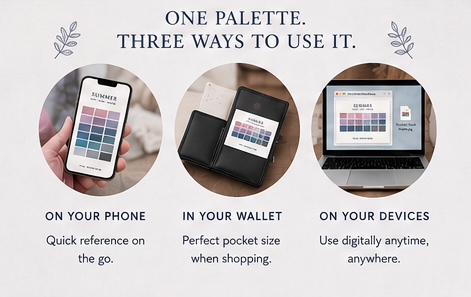 summer palette pocket bundle shopping color reference